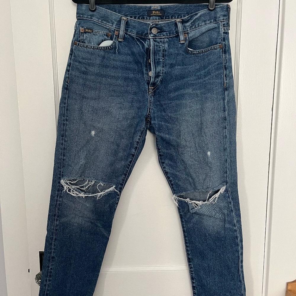 Polo Ralph Lauren Distressed Jeans Sz 30